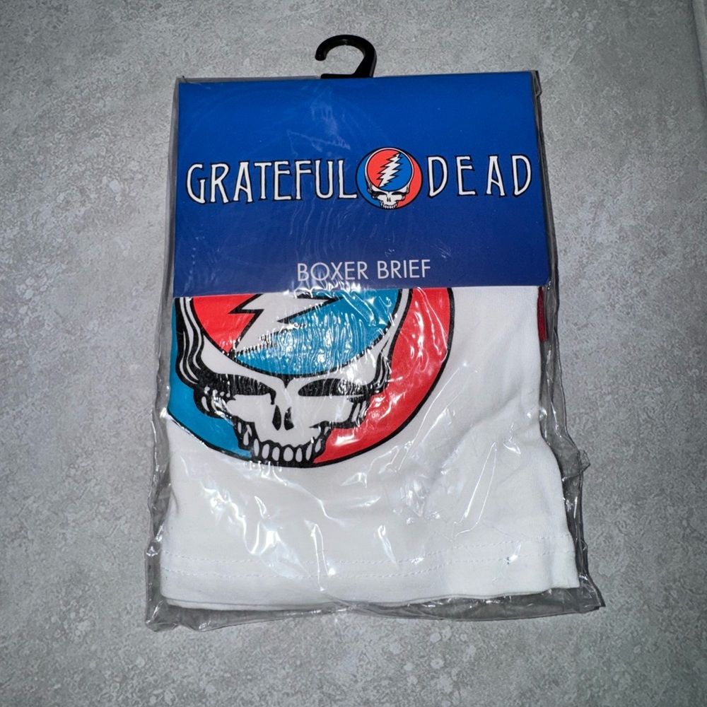 Ripple Junction Grateful Dead Boxer Briefs - Red and White